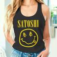 Satoshi Nakamoto Gelbes Lächeln Tank Top