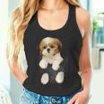 Shih Tzu Puppy In Pocket Tank Top