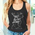 Stolzer Hirsch Als Portrait In Artistic Drawing Style Tank Top