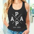 Stolzer Papa 2024 Papa Life Papa Est 2024 Tank Top