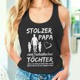 Stolzer Papa Zwei Töchter Idea Tank Top