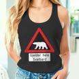 Svalbard Polar Bear Sign Gjelder Hele Spitsbergen Norway Tank Top