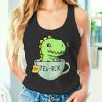 Tea Rex Niedlicher Dinosaurier Tyrannosaurus Rex In Einer Tasse Tank Top