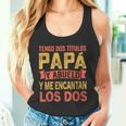 Tengo Dos Títulos Papá Y Abuelo Dia Del Padre Papa Y Abuelo Camiseta sin mangas