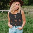 Texas Lone Star State Pride Cool Native Adult Kid Long Horn Tank Top