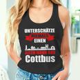 Unterschätze Niemals Ein Alten Mann Aus Cottbus Tank Top