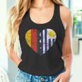 Uruguayische Deutsche Flagge Herz Deutschland Uruguay Flagge Wurzeln Tank Top