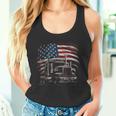 Us American Flag Trucker Truck Driver Tank Top