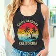 Vacaciones Familiaresintage Retro California Santa Barbara Beach Camiseta sin mangas