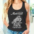 Vateratertag Geschenk Biker Papa Motorrad Spruch Kapuzenjacke Tank Top