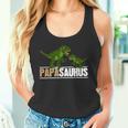 Vatertag Papa Familie T-Rex Dino Geschenk Tank Top