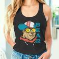 Vatertagsgeschenk Papa Bear Papa Bär Spruch Lustig Für Papa Tank Top