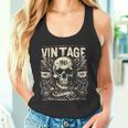 Vintage 1961 Geboren 1961 Geburtstag Totenkopf Biker Motorrad Tank Top