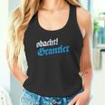 Vintage Bayern Wiesn Obacht Grantler Oida Dialect Tank Top