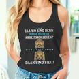 Wo Sind Denn Meine Doofen Arbeitskollegen Tank Top