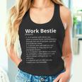 Work Bestie Definition Description Camiseta sin mangas