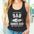 Zwei Titelater Und Bonus Papa Und Rocke Sie Beide Fäuste Kapuzenjacke Tank Top