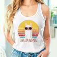 Alpapa Alpakaatertag Bester Papaater Fan Lamaatertag Raglan Tank Top