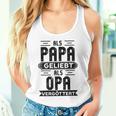 Als Papa Geliebt Als Opaergöttert Großvater Sprüche Tank Top