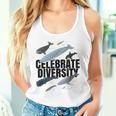 Celebrar La Diversidad Tipos De Regalos De Ballenas Para Los Amantes De Las Ballenas Camiseta sin mangas