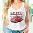 Coche Clásico Británico Rojo Mini Coche Deportivo Camiseta sin mangas