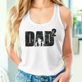 Father's Day Ater Werden Zweifacher Papa Zwei Kinder Tank Top