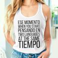 Bilingual English Español Spanish Ingles Spanglish Gray Tank Top