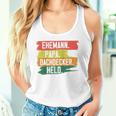 Herren Dachdecker Papa Ehemann Held Dachdeckeratertagater Raglan Tank Top