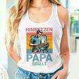 Hinsetzen Papa Grillt Bbq Spruch Tank Top