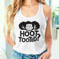 Hoot Tooted Lustiger Eulen-Spruch Papa Witz Tank Top