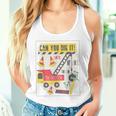 Kannst Du Es Graben Bauwagen Baustelle Lkw Junge Mann Papa Tank Top