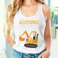 Kinder Achtung Ich Bin 3 For 3 Geburtstag Baustelle Blue Tank Top