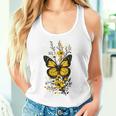 Mariposa Amarilla Primavera Hermosas Mariposas Oruga Camiseta sin mangas