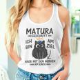 Matura Abschluss Katze Matura Abschied Matura Geschafft Tank Top