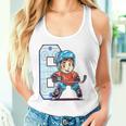 Niños Cumpleaños De Hockey Sobre Hielo Niño De 6 Años 6º Cumpleaños Camiseta sin mangas