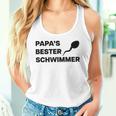 Papa's Bester Schwimmer X Lecker Bierchen Party Outfit Tank Top