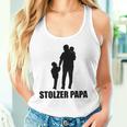 Stolzer Papa Sohn Und Tochterater Papi Tank Top