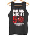 50 Geburtstag Geschenk Lustiges Dart Spruch Double Bullseye Tank Top