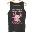 Ajolote Animal Lindo Anfibio Exótico Salamandra Axolotl Camiseta sin mangas