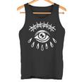 Alambre De Púas Ojo Gótico Grunge Punk Alternativa Tatuaje Camiseta sin mangas