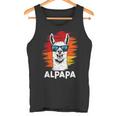 Alpapa Alpaka Lama Fan Liebhaber Dad Frischgebackenerater Tank Top