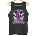 Als Gott Michor 13 Jahren Schuf Grinste Er 13Th Birthday Tank Top