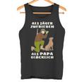 Als Jäger Satisfaction Als Papa Glücklich Hunting Hunter Tank Top