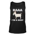 Baa I'm A Goat Costume Animal Goat Tank Top