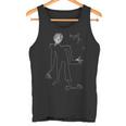 Backprint Figur Moderne Kunst Abstrakte Kunst Tank Top