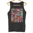 Banderas De Todos Los Países Del Mundo 287 Bandera Internacional Camiseta sin mangas