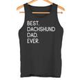 Best Dachshund Dad Ever Teckel Dachshund Papa Tank Top