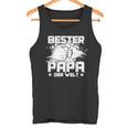 Bester Papa Der Welt Fist Greeting Tank Top