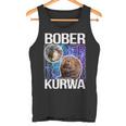 Bober Kurwa Flannelette Meme Galaxy Universe Tank Top