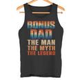 Bonus Papa Der Mann Der Mythos Die Legende Männer Sonnenuntergang Stepdad Tank Top